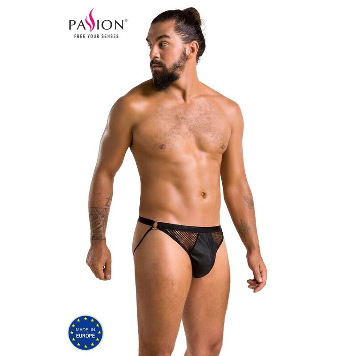 PASSION - 034 SLIP OPEN LUKE PRETO S/M 1