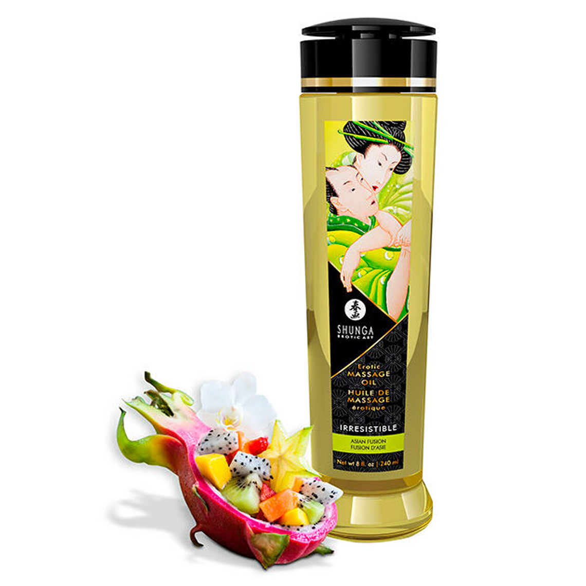 SHUNGA - ÓLEO DE MASSAGEM ERÓTICA IRRESISTÍVEL 240ML 1