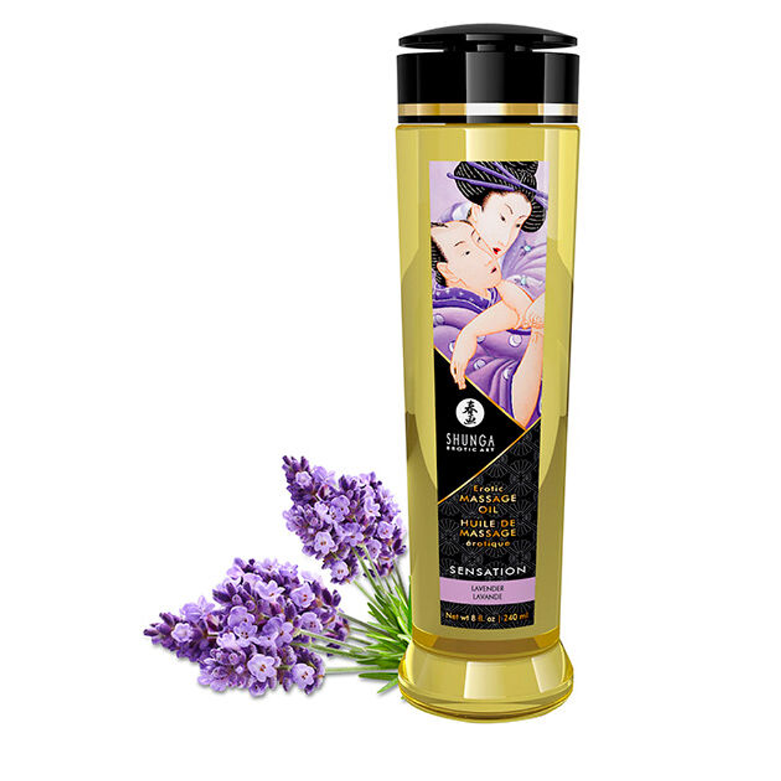 SHUNGA - ÓLEO DE MASSAGEM ERÓTICA SENSATION 240 ML 1