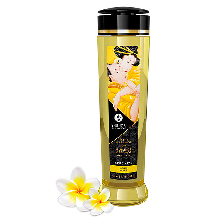 SHUNGA - ÓLEO DE MASSAGEM ERÓTICA SERENITY 240 ML 1