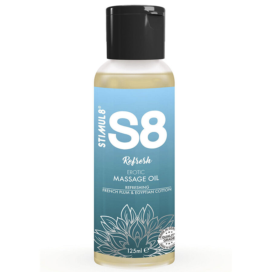 STIMUL8 - S8 REFRESH ÓLEO DE MASSAGEM DE ALGODÃO 125 ML 1