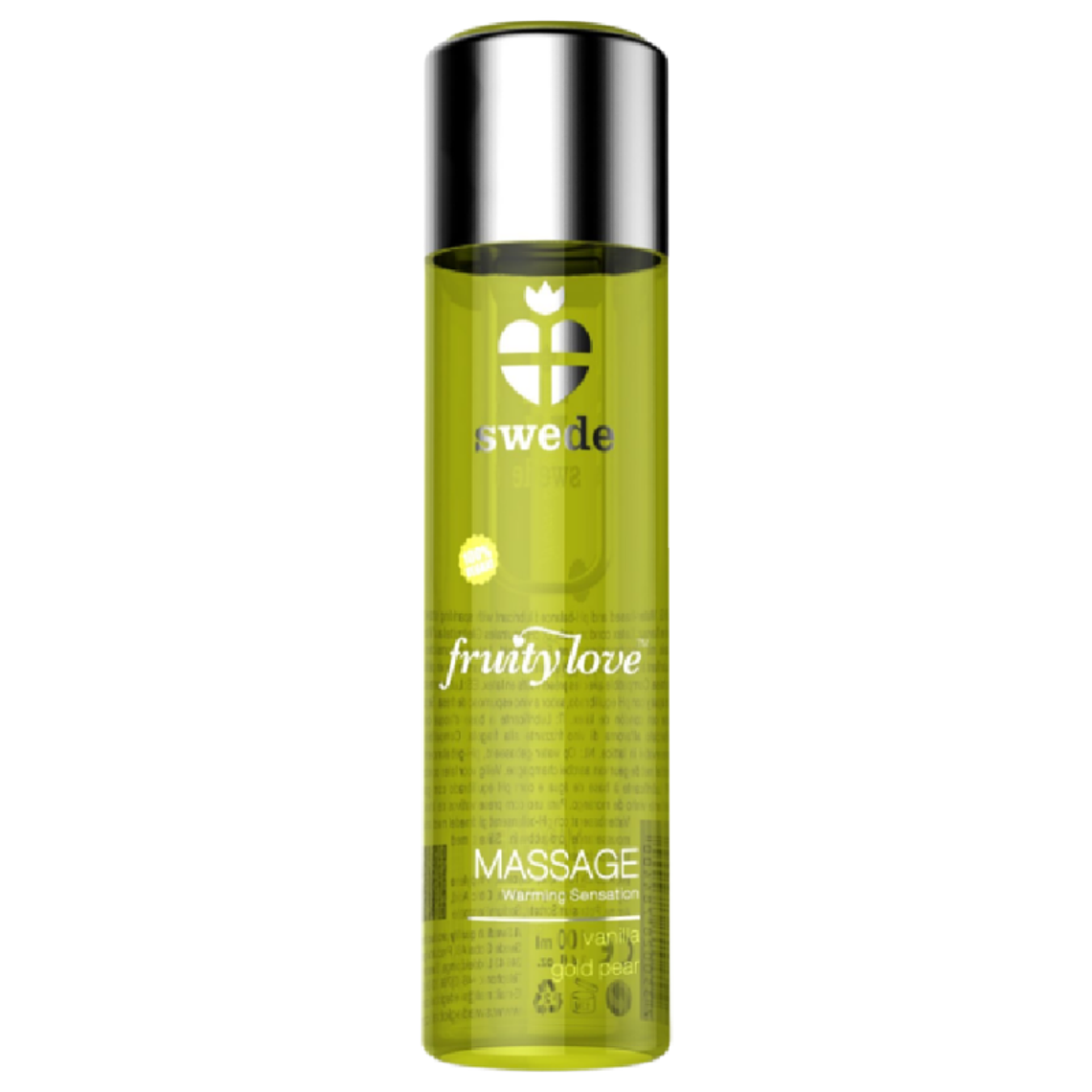 SWEDE - FRUITY LOVE ÓLEO DE MASSAGEM EFEITO DE AQUECIMENTO BAUNILHA E PÊRA DOURADA 120 ML 1