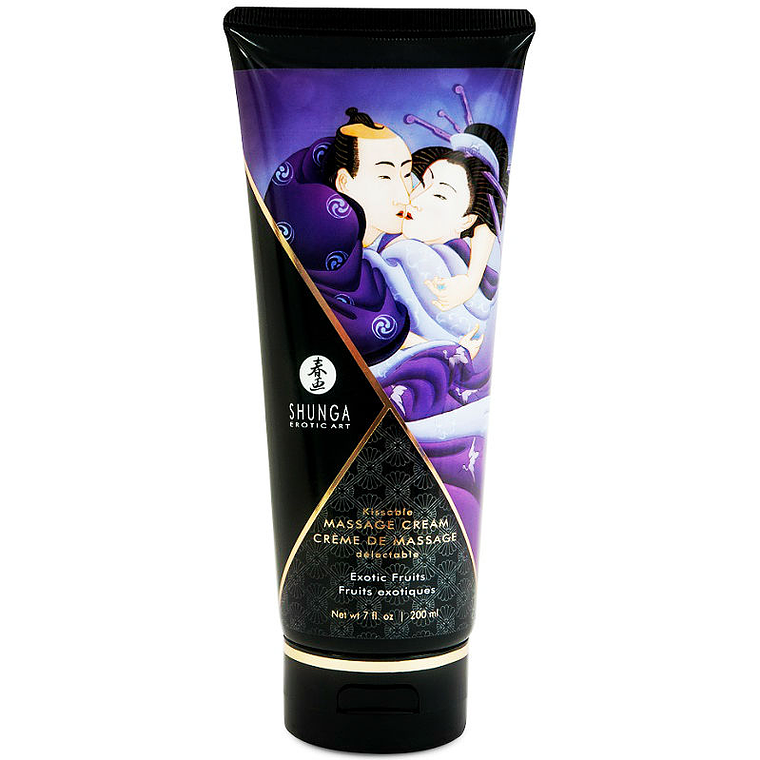 SHUNGA - CREME DE MASSAGEM DE FRUTAS EXÓTICAS 200 ML 1