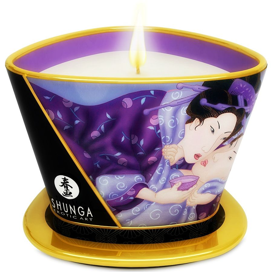 SHUNGA - MINI CARESS BY CANDELIGHT VELA DE MASSAGEM DE FRUTAS EXÓTICAS 170 ML 1