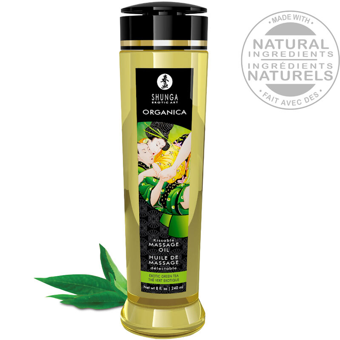 SHUNGA - ÓLEO DE MASSAGEM BIO CHÁ VERDE 240 ML 1