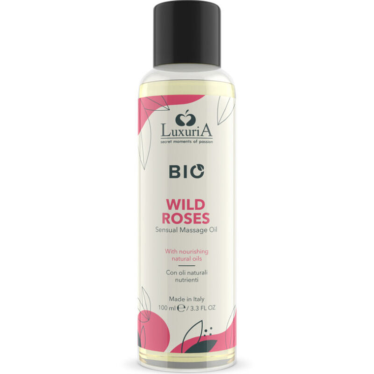 INTIMATELINE LUXURIA - ÓLEO DE MASSAGEM BIO ROSAS SELVAGENS 100 ML 1