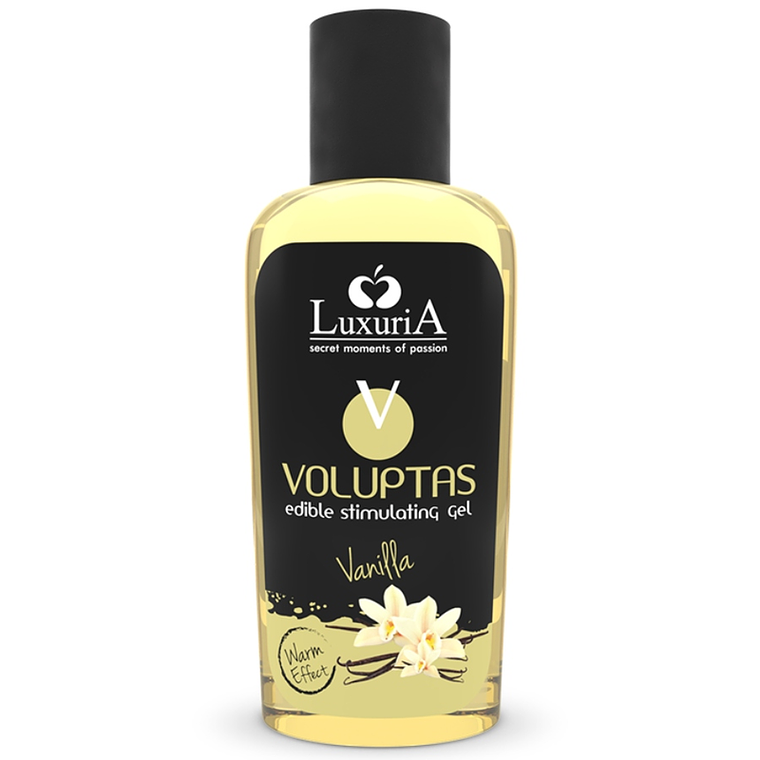 INTIMATELINE LUXURIA - VOLUPTAS GEL DE MASSAGEM COMESTÍVEL EFEITO AQUECEDOR - BAUNILHA 100 ML 1