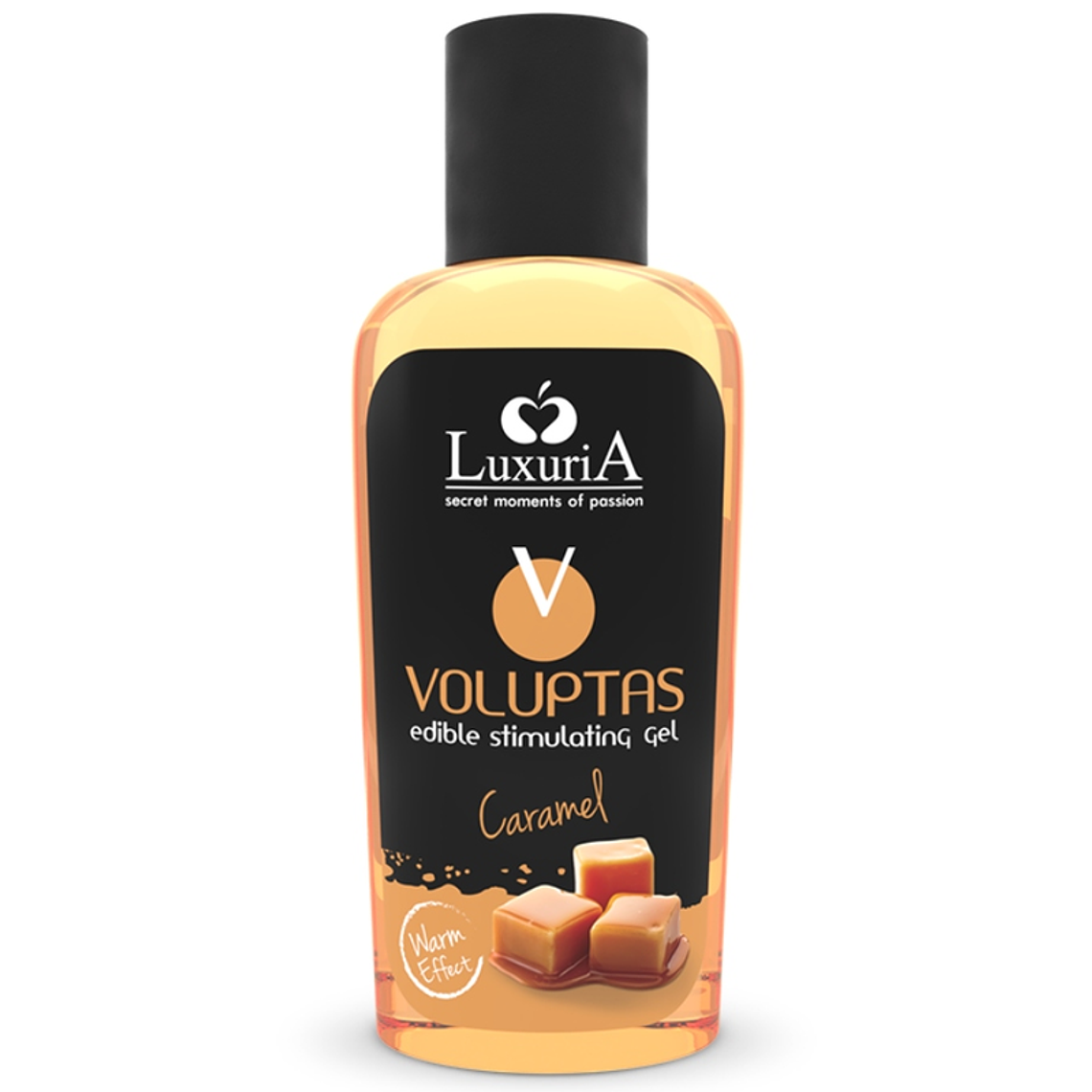 INTIMATELINE LUXURIA - VOLUPTAS GEL DE MASSAGEM COMESTÍVEL EFEITO AQUECEDOR - CARAMELO 100 ML 1