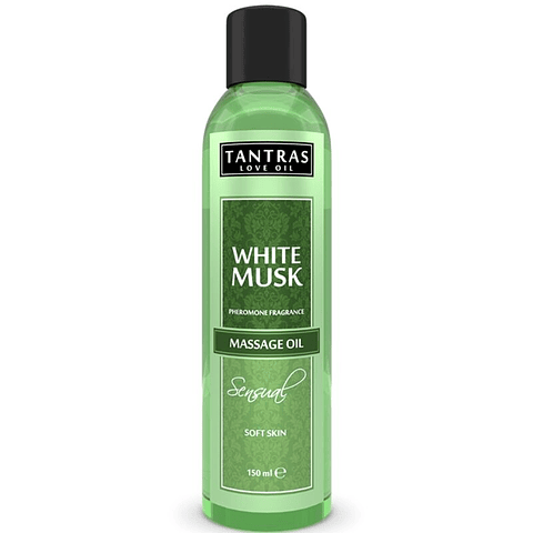 INTIMATELINE - TANTRAS LOVE OIL MUSK BRANCO 150 ML