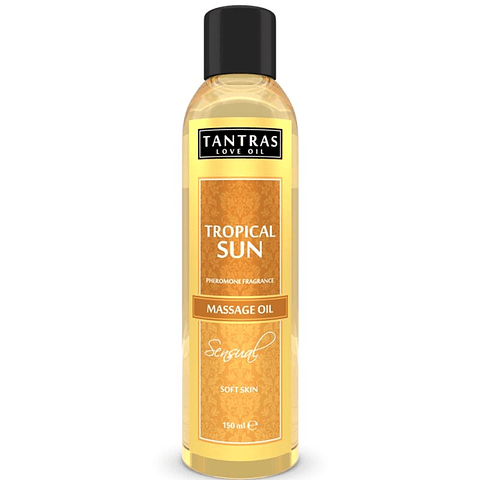 INTIMATELINE - TANTRAS LOVE OIL ÓLEO DE MASSAGEM SOLAR TROPICAL 150 ML