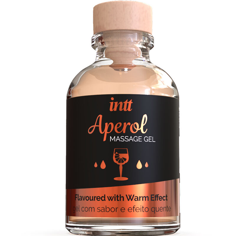 INTT MASSAGE & ORAL SEX - GEL DE MASSAGEM APEROL EFEITO DE CALOR INTENSO 1