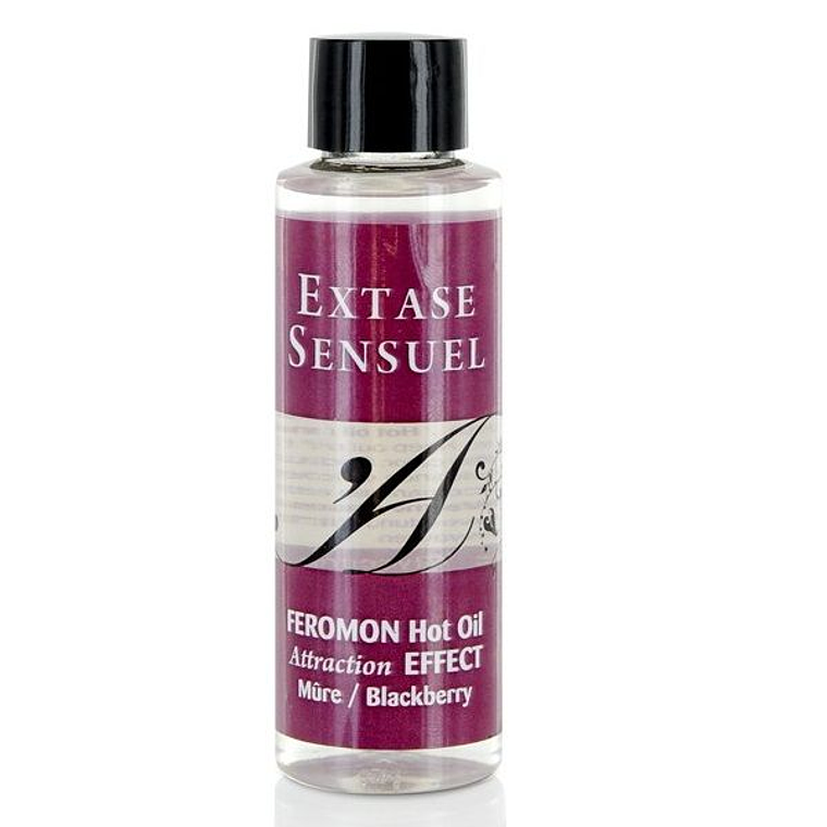 EXTASE SENSUAL - ÓLEO DE MASSAGEM EFEITO DE AQUECIMENTO COM FEROMÔNIOS DE BLACKBERRY 100 ML 1