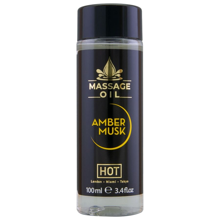 HOT - LEO DE MASSAGEM ÂMBAR E ALMÍSCAR 100 ML 1