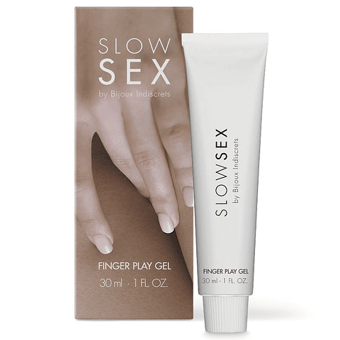 BIJOUX - GEL DE MASSAGEM SLOW SEX COM APLICADOR DE DEDOS 30 ML