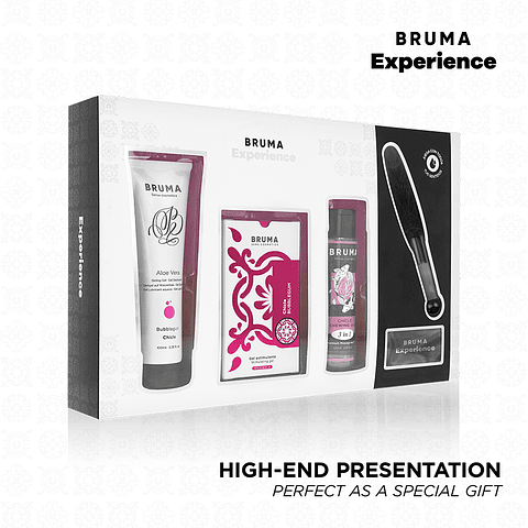 BRUMA XPERIENCE - KIT DE CHICLETE TENTAÇÃO COM POTENCIALIZADOR DE ORGASMO