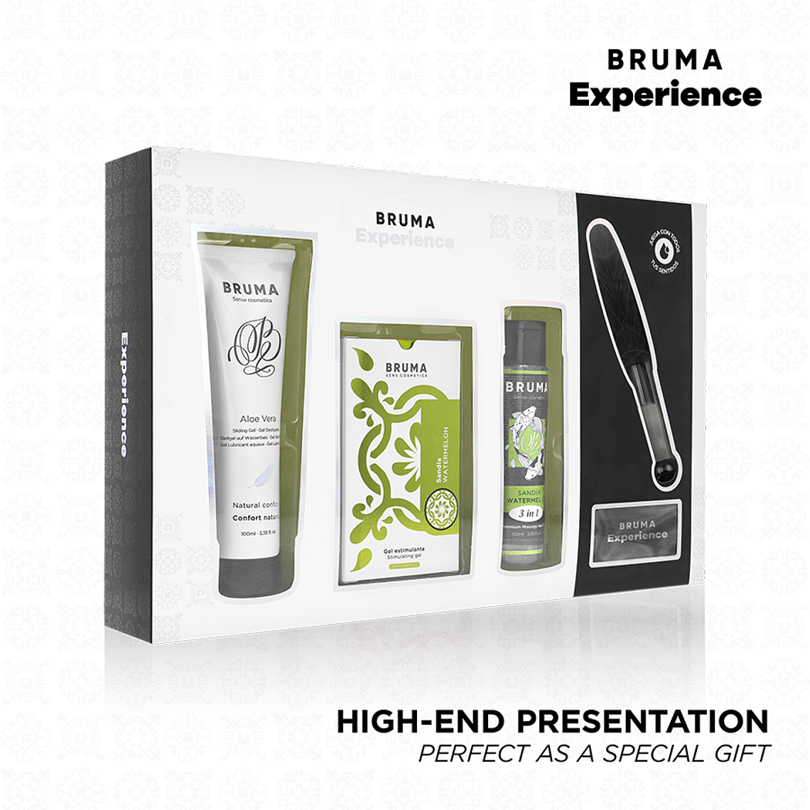 BRUMA XPERIENCE - KIT TENTAÇÃO DE MELANCIA DOCE COM POTENCIALIZADOR DE ORGASMO 1
