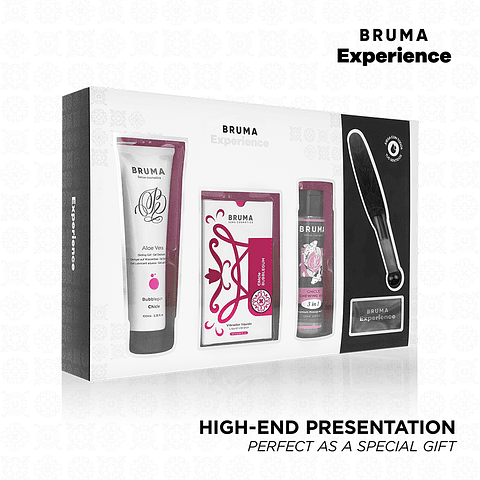 BRUMA XPERIENCE - KIT VIBRO-ORGASMICO DE CHICLETE DOCE TENTAÇÃO