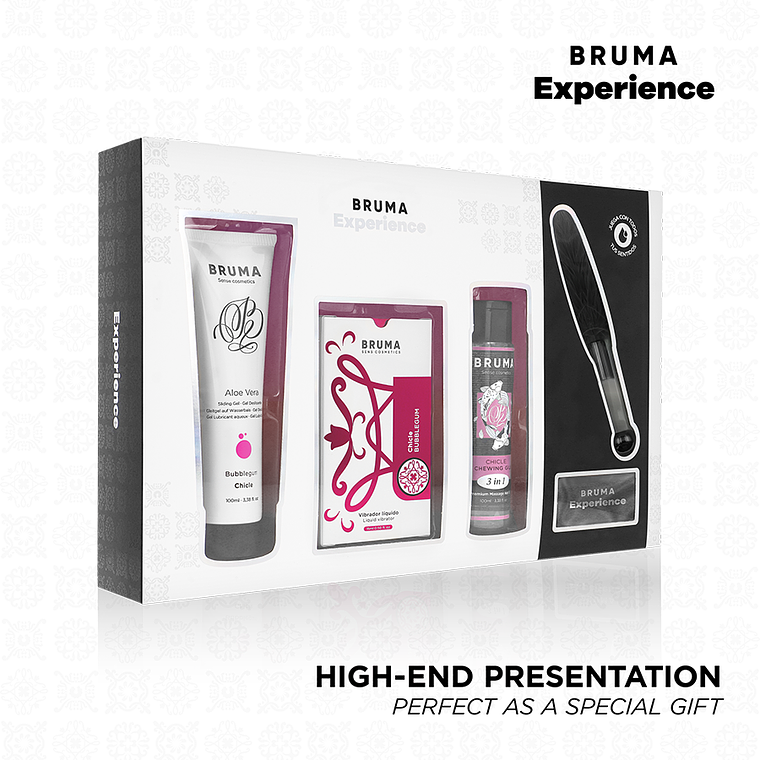 BRUMA XPERIENCE - KIT VIBRO-ORGASMICO DE CHICLETE DOCE TENTAÇÃO 1