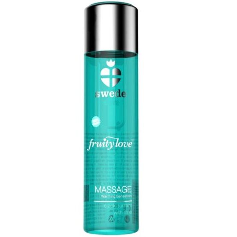SWEDE - ÓLEO DE MASSAGEM DE EFEITO AQUECENTE FRUTO DE GROSELHA PRETA E LIMÃO 60 ML 1