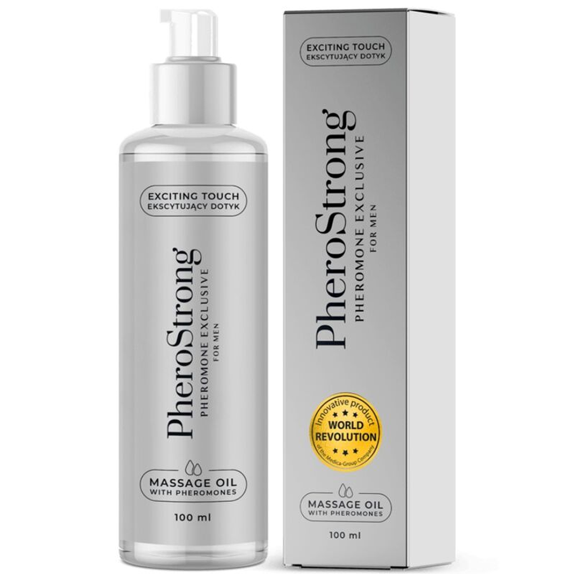 PHEROSTRONG - ÓLEO DE MASSAGEM EXCLUSIVO HOMEM 100 ML 1