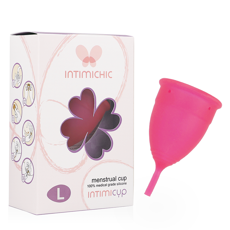 INTIMICHIC - COPO MENSTRUAL GRAU MÉDICO SILICONE - TAMANHO L 1