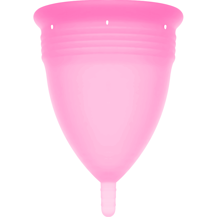 STERCUP - COPO MENSTRUAL DE SILICONE FDA ROSA - TAMANHO L 1