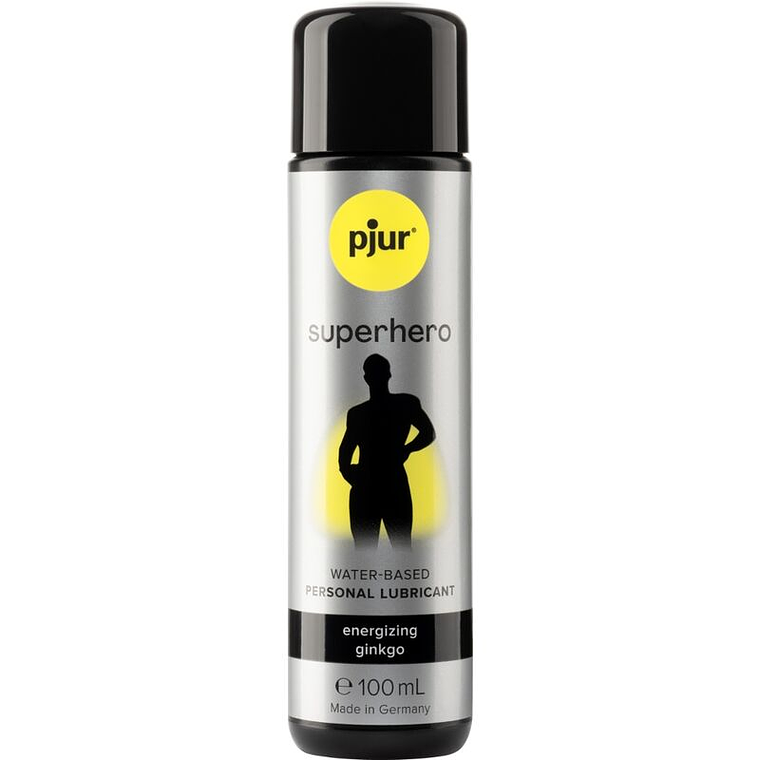 PJUR - LUBRIFICANTE ENERGIZANTE SUPER-HERÓI GINKGO 100 ML 1