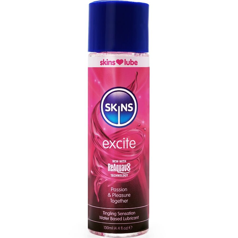 SKINS - EXCITE LUBRIFICANTE À BASE DE ÁGUA 130 ML 1