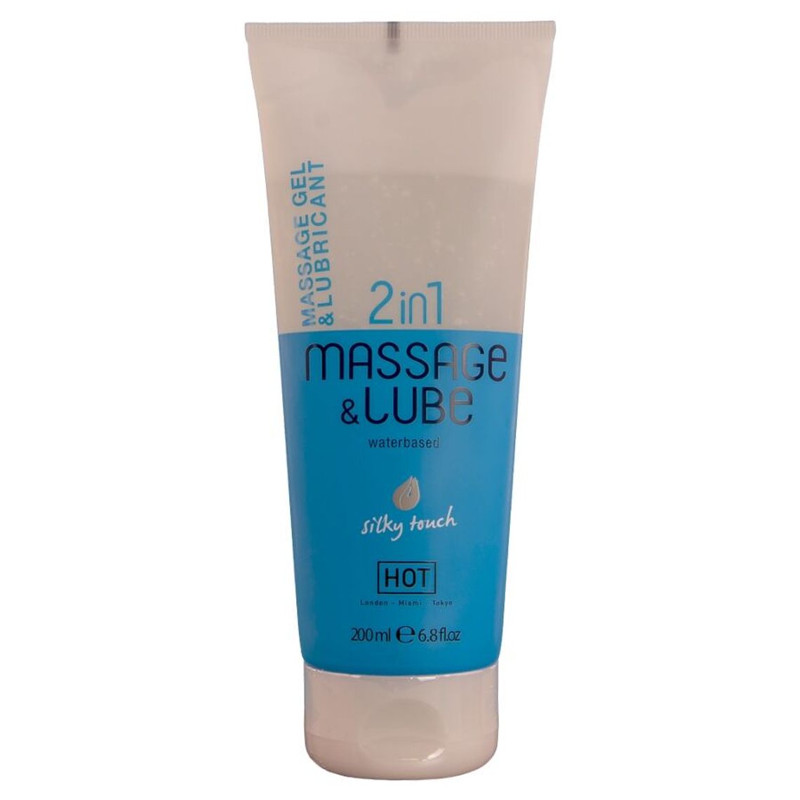 HOT - GEL DE MASSAGEM E DESLIZAMENTO 2 EM 1 COM TOQUE SEDOSO 200ML 1