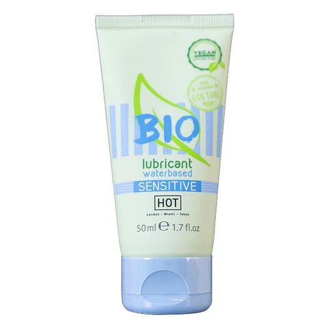 HOT - BIO LUBRIFICANTE À BASE ÁGUA SENSITIV 50 ML