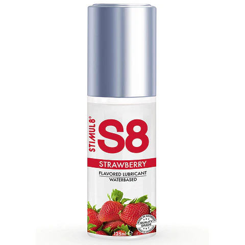 STIMUL8 - LUBRIFICANTE S8 MORANGO 125 ML