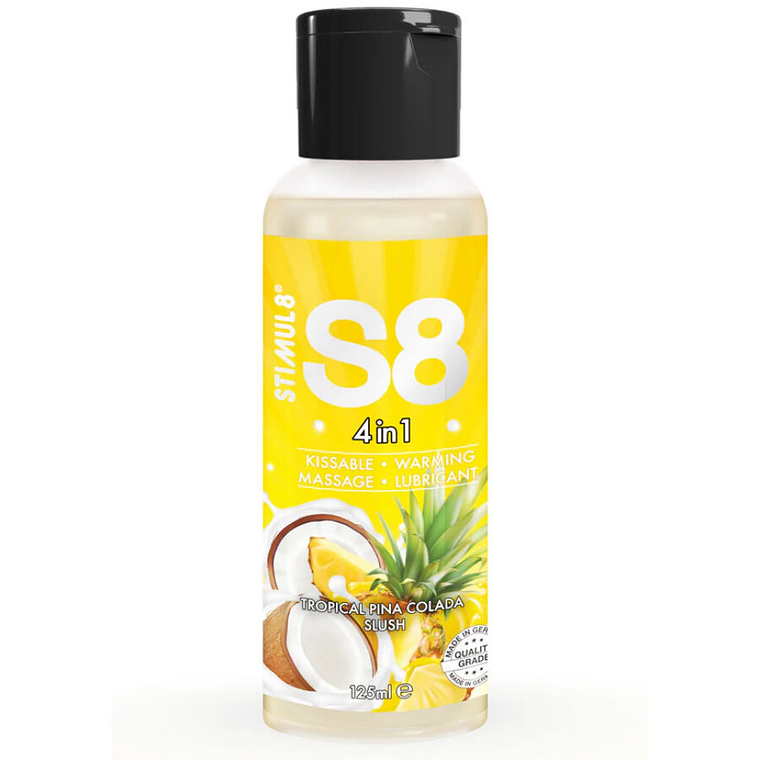 STIMUL8 - S8 4 EM 1 PINA COLADA LUBRIFICANTE DE SOBREMESA 125 ML 1