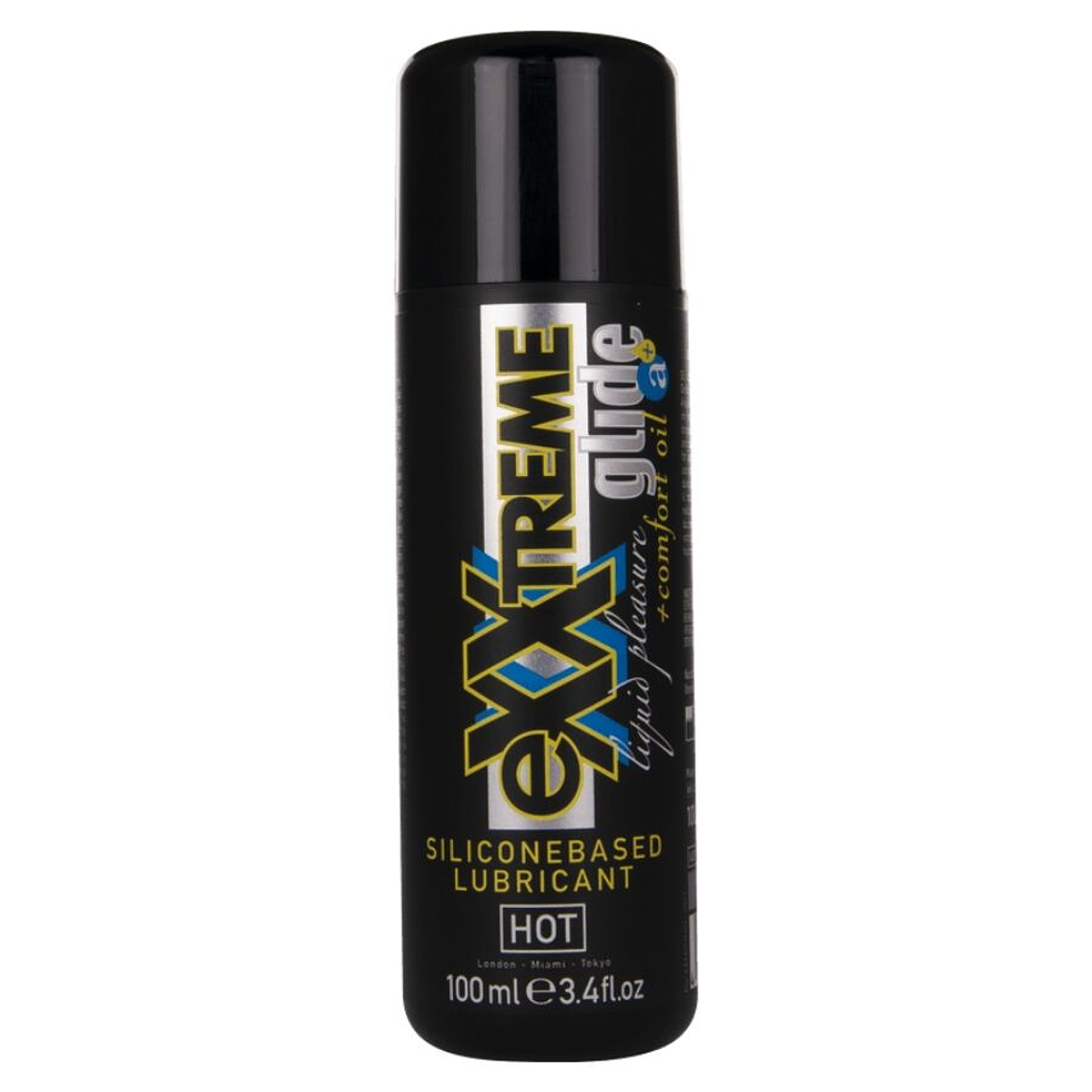 HOT - EXXTREME GLIDE LUBRIFICANTE À BASE DE SILICONE + ÓLEO CONFORTANTE A+ 100 ML 1