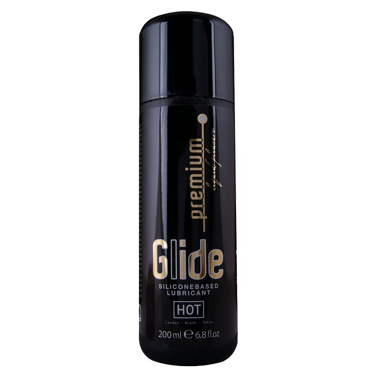 HOT - LUBRIFICANTE PREMIUM SILICONE GLIDE À BASE DE SILICONE 200 ML 1