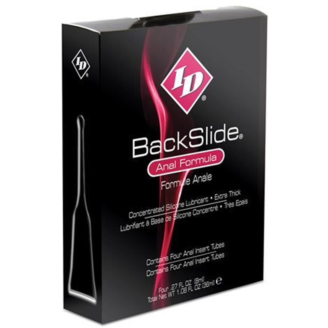 ID BACKSLIDE - ANAL INSERT 4 TUBOS 8ML 1