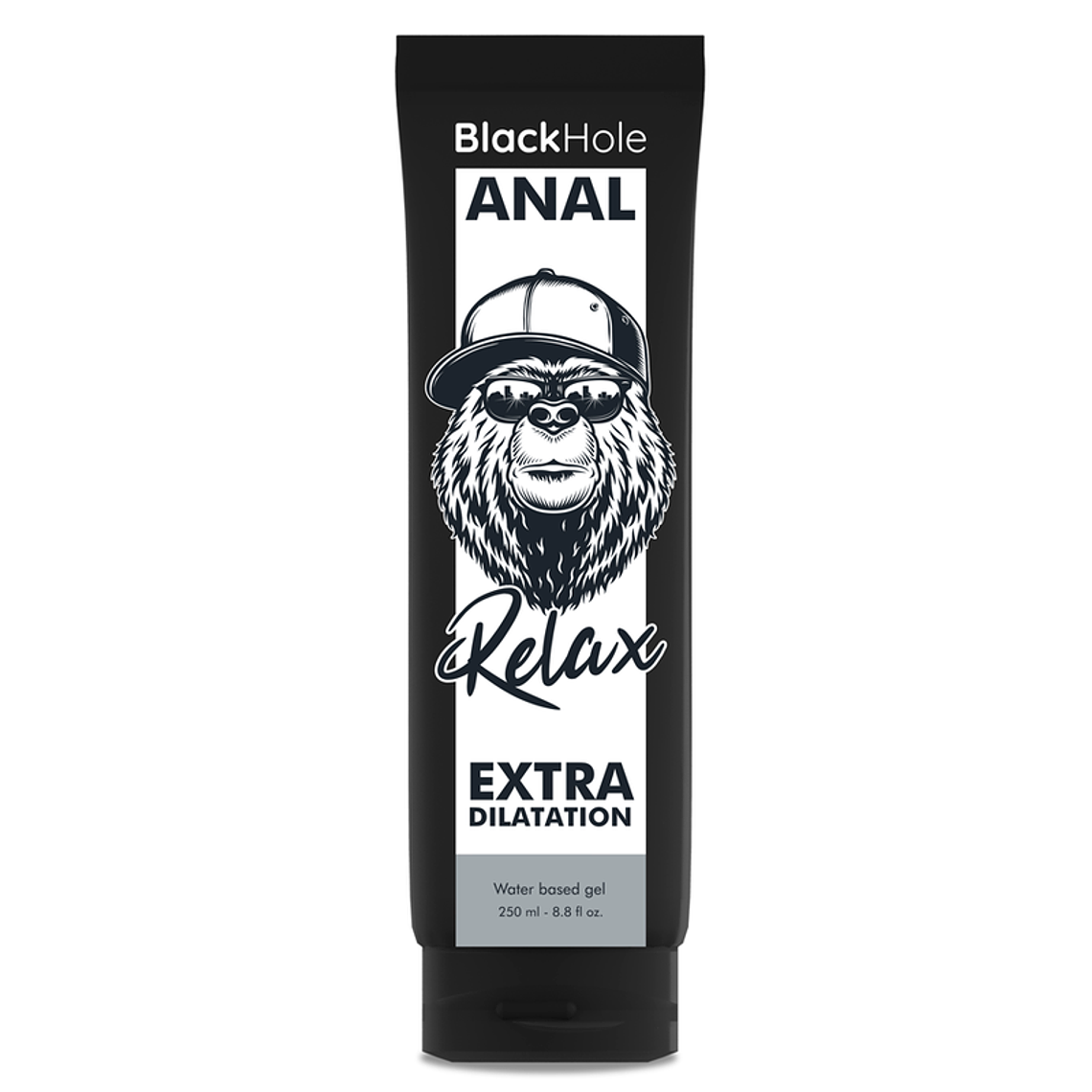 BLACK HOLE - GEL BASE DÁGUA DILATAÇÃO ANAL 250 ML 1