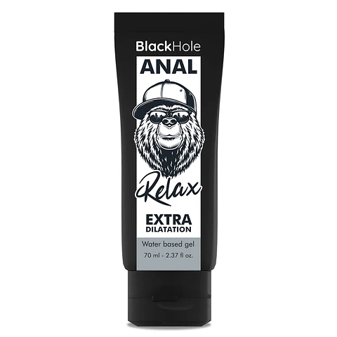 BLACK HOLE - GEL DILATADOR ANAL À BASE DE ÁGUA 70 ML