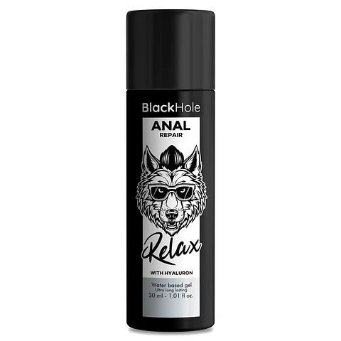BLACK HOLE - REPARO ANAL RELAXANTE À BASE DE ÁGUA COM HIALURON 30 ML
