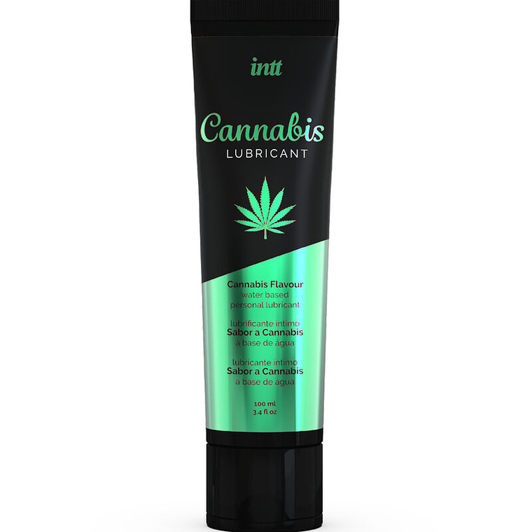 INTT LUBRICANTS - LUBRIFICANTE ÍNTIMO À BASE DE ÁGUA COM SABOR DE CANNABIS 1