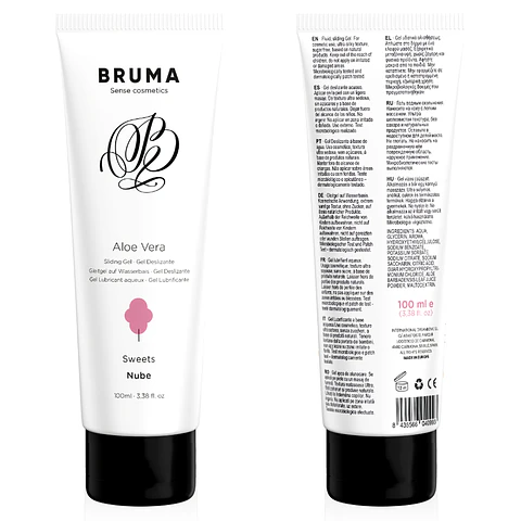 BRUMA - GEL DESLIZANTE DE ALOE VERA SABOR DOCES 100 ML