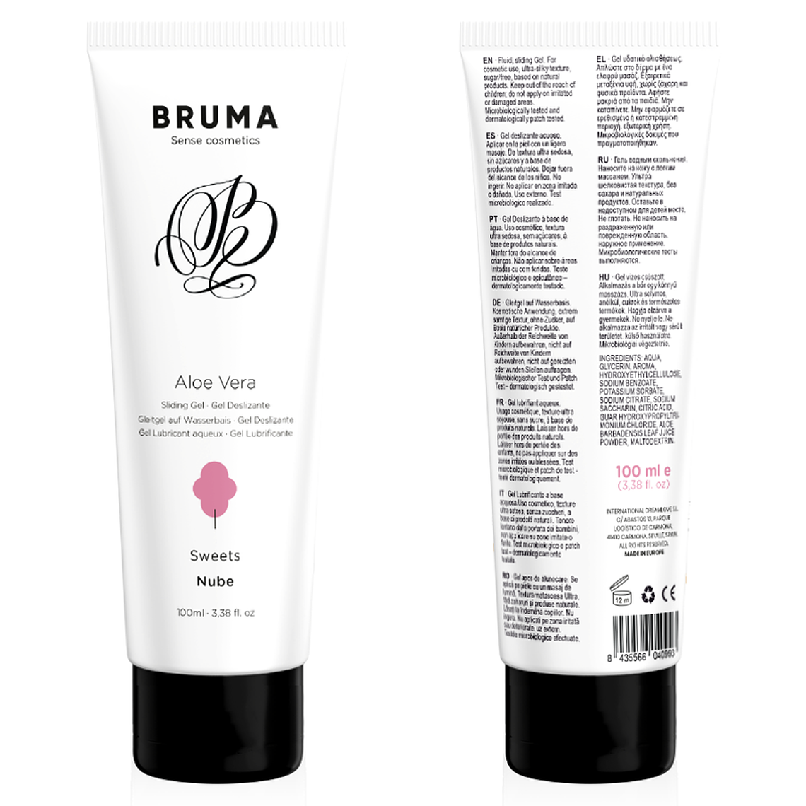 BRUMA - GEL DESLIZANTE DE ALOE VERA SABOR DOCES 100 ML 1