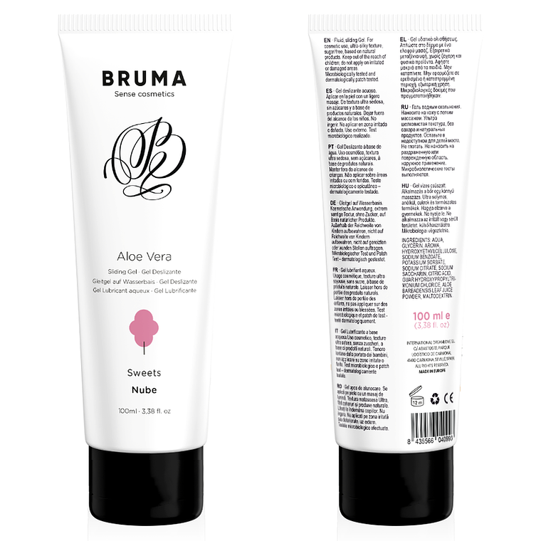 BRUMA - GEL DESLIZANTE DE ALOE VERA SABOR DOCES 100 ML 1