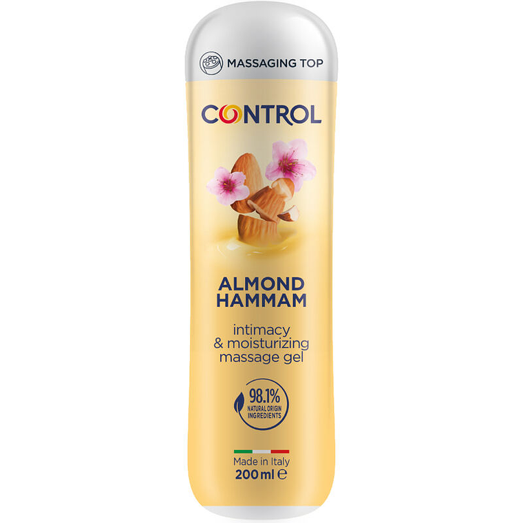 CONTROL - GEL DE MASSAGEM HAMMAM DE AMÊNDOA 3 EM 1 200 ML 1