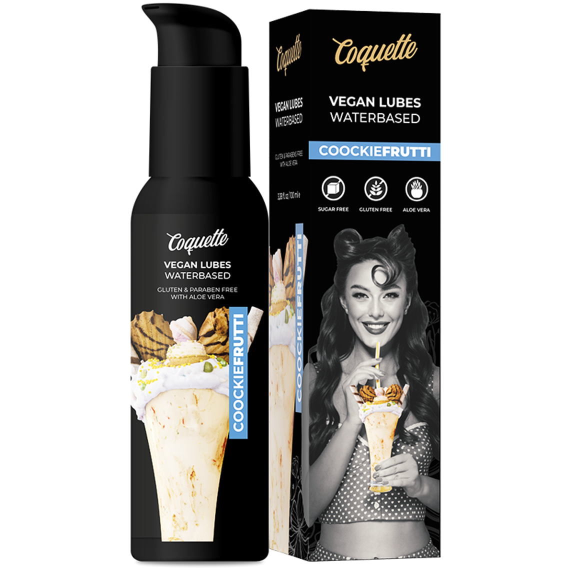 COQUETTE CHIC DESIRE - LUBRIFICANTE VEGANO PREMIUM EXPERIENCE COOKIEFRUTTI 100ML 1