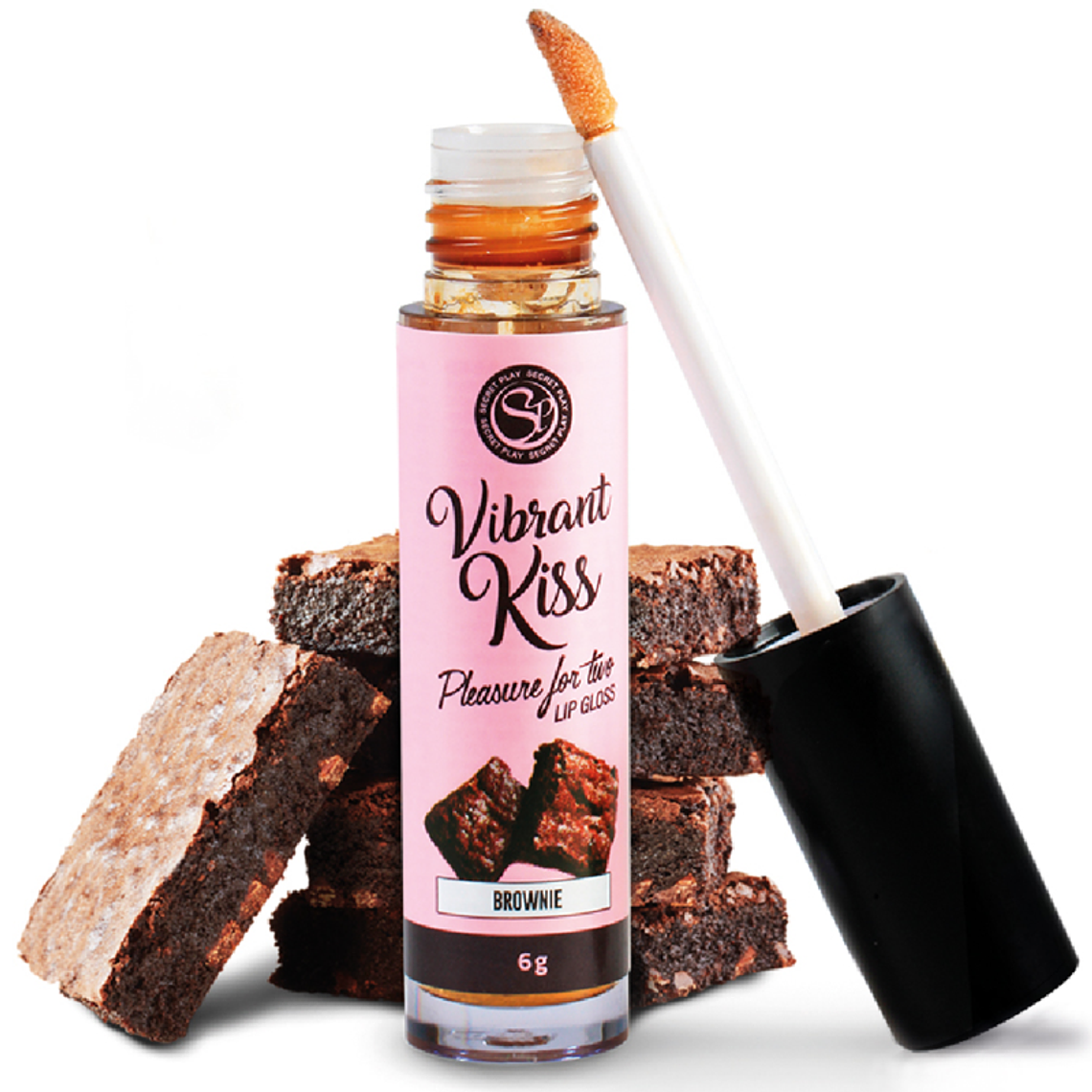 SECRETPLAY - LIP GLOSS VIBRANT KISS BROWNIE 1