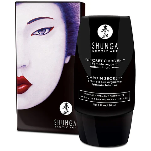 Creme Estimulante Feminino Shunga Jardim Secreto | 30ml Afrodisíaco