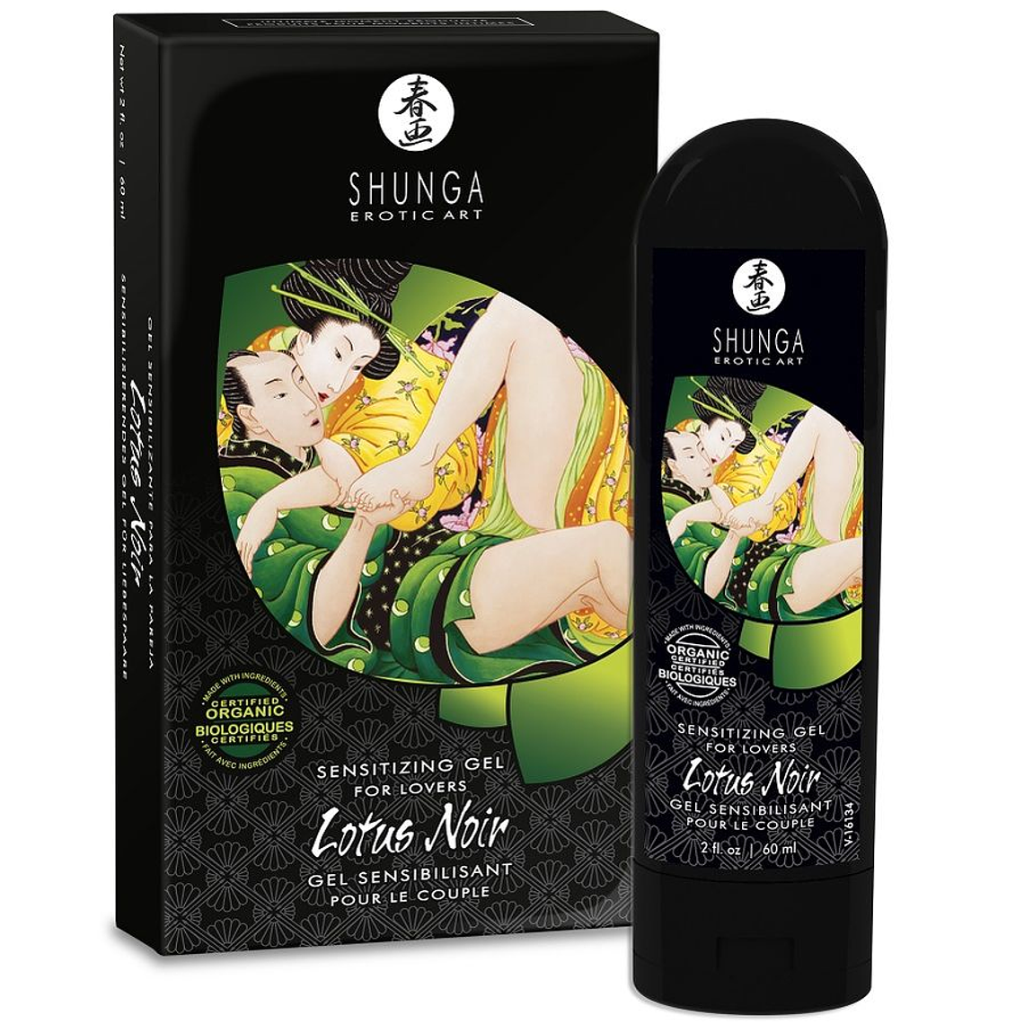 SHUNGA - CREME SENSIBILIZANTE LOTUS NOIR 60 ML 1