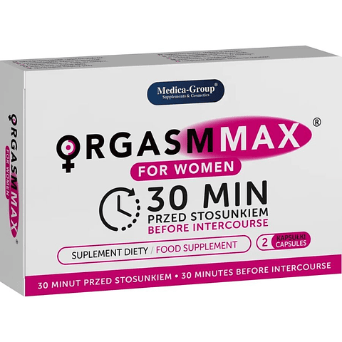 Suplemento para Libido Feminina Medica Group | Orgasm Max 2 Cápsulas