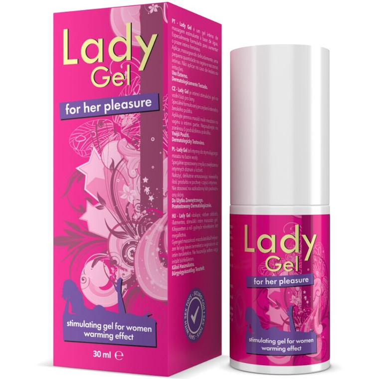 INTIMATELINE - LADY GEL FOR GER PLEASURE GEL ESTIMULANTE COM EFEITO DE CALOR ELLA 30 ML 1