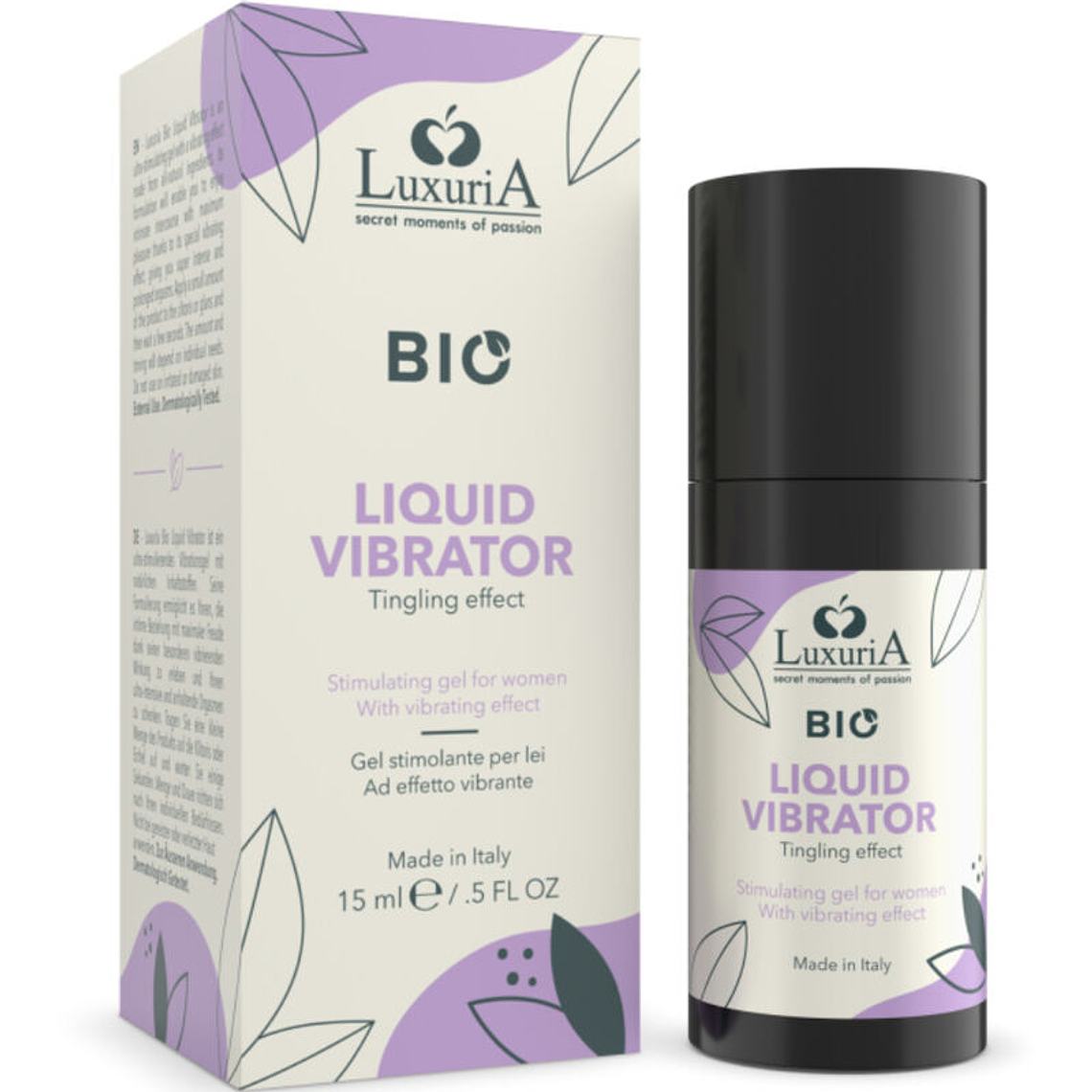 INTIMATELINE LUXURIA - GEL BIO ESTIMULANTE PARA SEU EFEITO VIBRANTE 15 ML 1